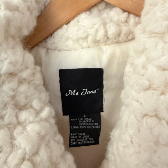 Me Jane Cream Teddy Jacket - Picture 3 of 3